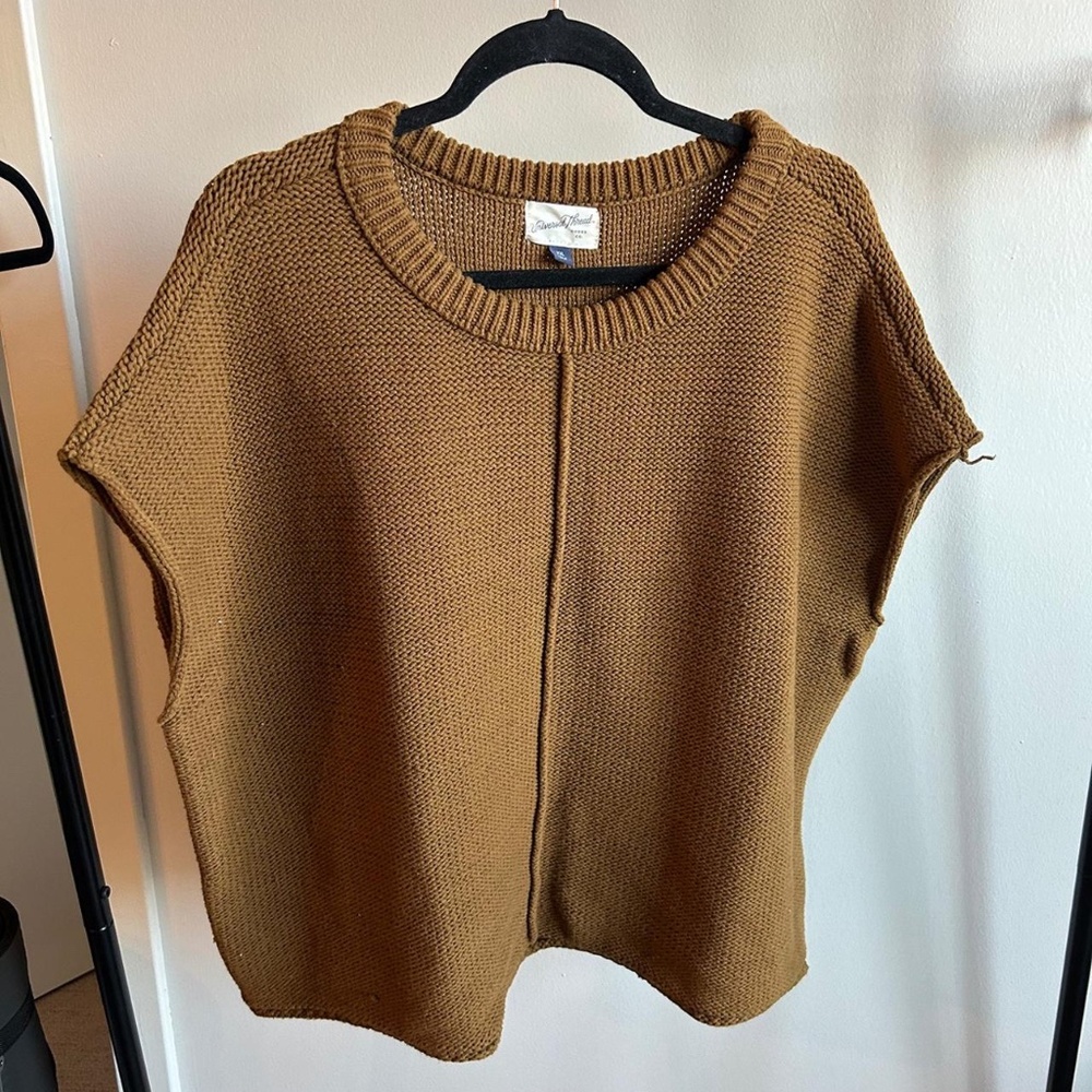 Knit Oversized Sweater Vest